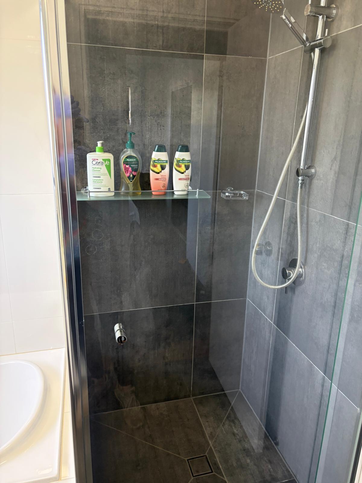Shower after cleaning